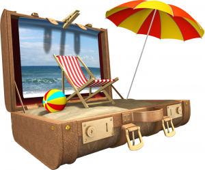 voyage_mer_parasol_ballon_valise